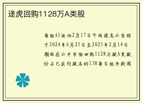 途虎回购1128万A类股